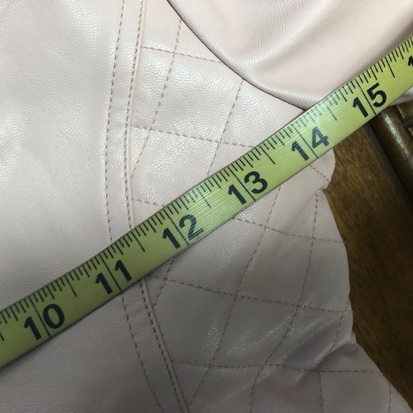 Guess,Girls,faux leather,jacket Pink,Sz 8,lined, zipper pockets, short.! - Picture 9 of 11